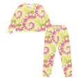 thumbnail image 2 of Tutolipy Tie Dye Printed Pajama Set for Women Long Sleeve Sleepwear Button Down Loungewear Soft Pjs Lounge Sets, L, 2 of 6