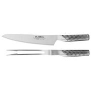 Global G-313, Classic 2pc Carving Set, Stainless Steel