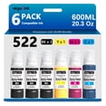 thumbnail image 1 of Botellas de recarga de tinta OKGO! TINTA 522 para EcoTank ET-2800 ET-4800, 1 of 5