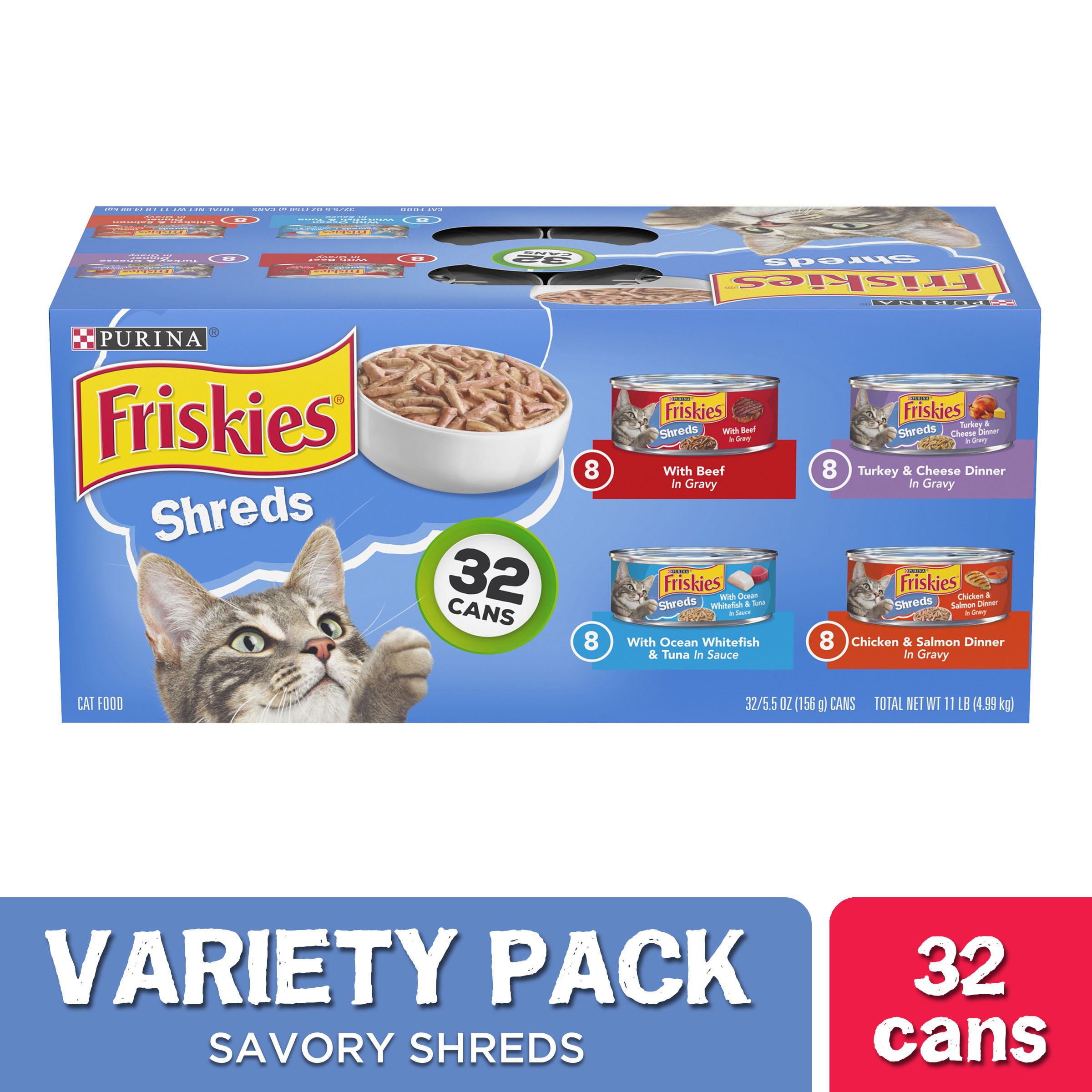 32 Pack) Friskies Gravy Wet Cat Food 