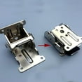 thumbnail image 4 of OULII 2pcs Table Leg Hinges Heavy Duty Silver Metal Professionals, 4 of 7