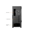 thumbnail image 6 of Bgears b-Voguish-RGB (6 RGB Fans Included) Tempered Glass ATX Mid Tower Computer Case with USB 3.0 and Fan controller and Remote controller., 6 of 19