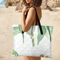 thumbnail image 4 of Elegant Watercolor Orchids Bamboo Leaves Pattern Outdoor Picnic Blanket, Foldable Waterproof Beach Mat, Portable Beach Blanket for Beach Camping, Hiking, Family Concerts, 4 of 7