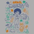 thumbnail image 2 of Boy's Encanto Antonio Animal Magnet  Graphic Tee Athletic Heather Large, 2 of 3