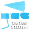 thumbnail image 2 of LHCER Piping Bag Kit,Cake Decorating Kit,20Pcs Cake Baking Decorating Kit Set Piping Nozzles Cream Squeeze Bag Tool, 2 of 8