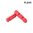 thumbnail image 4 of Sonducket 1 par de pastillas de freno resistentes al desgaste, ajuste de freno, tope de rueda, abrazadera de parada de ruedas, piezas de Ciclismo Rojo, 4 of 6