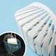 thumbnail image 4 of 2 estantes para fregadero de cocina, soporte para escurridor de jabón y esponja, cesta colgante, organizador de cocina, accesorios para fregadero, cesta para fregadero de cocina y baño (azul y blanco), 4 of 4