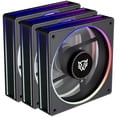 thumbnail image 5 of Kit 3 Ventiladores Gamer BALAM RUSH EOLOX BORA-R EXB85R 120mm ARGB Diseño Cuadrado PWM 4 Pin 1600RPM, 5 of 5