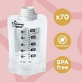 Tommee Tippee Breast Milk Pouches (70 Count) Compatible with All