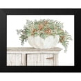 thumbnail image 2 of Jacobs, Cindy 24x19 Black Modern Framed Museum Art Print Titled - Fall Floral Pumpkin (white), 2 of 5