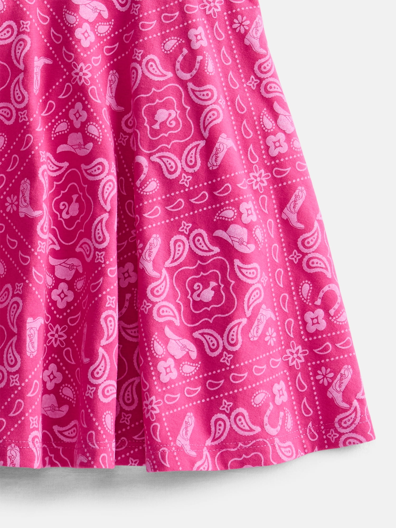Hello Kitty Girls Print Skater Dress with Short Sleeves, Sizes 4-12