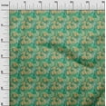 thumbnail image 3 of oneOone Cotton Poplin Twill Sea Green Fabric Abstracts Sewing Fabric By The Yard Printed Diy Clothing Sewing Supplies 56 Inch Wide, 3 of 5