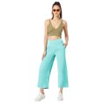 thumbnail image 6 of Lmnyox Wide Leg Yoga Pants for Women Loose Stretchy Elastic Waist Ankle Length Workout Sport Trousers with Pocket, 6 of 8