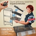 thumbnail image 4 of DS THE DISPLAY STORE Black 3 Tier Candy Display Rack &ndash; Chip Display for Snack Vendors, Food Trucks, Concession Stands & Retail Storefronts, 4 of 9