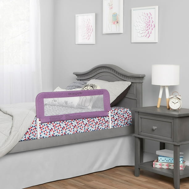 Dream On Me Security Rail For Twin Size Bed in Purple