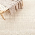 thumbnail image 6 of SAFAVIEH Natura Carter Striped Wool Area Rug, Ivory, 6' x 9', 6 of 8