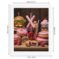 thumbnail image 2 of Paint By Numbers Kit for Adults Beginner - DIY Candy Dessert Delight Feast Canvas Painting Kits for Adults, Frameless Paint By Number for Adults for Home Wall Decor 16x20 Inch, 2 of 7