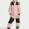 thumbnail image 2 of UAYOTSE Snowsuit Children's Unisex Ski Suit Thickened Warm Ski Overall Winter Warm Ski Suits with Hood Snow Overall Windproof,Sizes 11-12 Years, 2 of 7