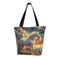 thumbnail image 1 of Disketp Starry Sky White Horse for Women’s Casual Shoulder Tote Bag Cross-body Handbags for Shopping, Travel and Daily Use, 1 of 6