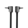 thumbnail image 3 of Cable USB tipo C a USB-C PD de nailon trenzado con codo de 90 grados para Samsung y Tesla, cargador rápido de 60 W, cable USB-C., 3 of 5