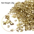thumbnail image 3 of Uxcell 3 Colors Crushed Glass Chips, 1-4mm Irregular Sequins Metallic Color Glass 28g Gold Tone Color Series, 3 of 5