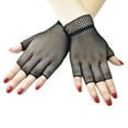 thumbnail image 2 of Guantes de Red Jinwen Adultos Cosplay Night Club Negro, 2 of 7