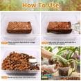thumbnail image 7 of 10 pack Coco Husk Chips- 100% Organic Coconut Coir Chips Brick Potting Soil Mix with Low EC & PH Balance, Compressed Coconut Substrate Coco Chips Mulch Medium for Garden, Flowers, Plants, 7 of 7