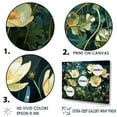 thumbnail image 3 of Designart "Intricately Rendered Buttercups I" Buttercups Floater Framed Canvas Wall Art, 3 of 5