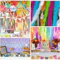 thumbnail image 2 of Rainbow Crepe Paper Streamers, 6 Rolls 492ft Pearl Pastel for Birthday Party, Wedding, Engagement, Bridal Baby Shower, Halloween, Xmas Decorations - 82 Ft/Roll, 2 of 11