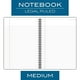 thumbnail image 3 of Cuaderno de negocio Cambridge 06672 regla legal 6-5/8' x 9-1/2' 80 hojas alambre gris, 3 of 3