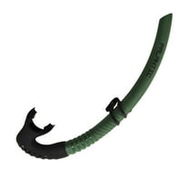 Palantic Green Spearfishing Free Dive Low Volume Flexible Snorkel