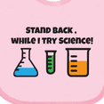 thumbnail image 4 of Inktastic Stand Back, While I Try Science Boys or Girls Baby Bib, 4 of 4