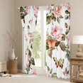 thumbnail image 3 of Manfei Floral Rose Girl Black Out Curtains,Flying Butterflies Curtains Pack of 2 (42x63 Each),Dreamy Princess Bedroom Curtains,Breathable Home Decor, 3 of 6