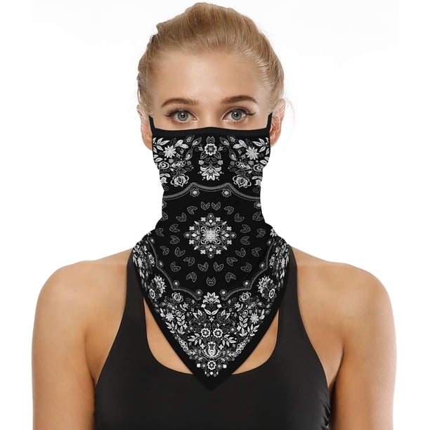 Earhook Bandanas Face Neck Gaiter Headwear Bufanda Polvo Viento Protección solar Perchas para las orejas Tubo sin costuras Xemadio CJWUS-1231