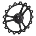 thumbnail image 2 of MEIJUN 17T Rueda de guía de cambio trasero de cerámica Rueda de polea de cambio trasero de aleación de aluminio para Road Mountain BikeBlack, 2 of 8
