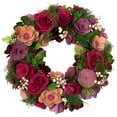 thumbnail image 2 of Northlight Wooden Floral Artificial Spring Wreath with Dried Pods - 13.5", 2 of 8