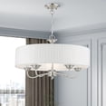 thumbnail image 5 of 41775-91 Livex Lighting Edinburgh - 5 Light Pendant In Transitional Style-14 Inches Tall and 23 Inches Wide-Brushed Nickel Finish    -Traditional, 5 of 10