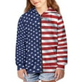 thumbnail image 2 of DISNIMO Boys American Flag Hoodies for Kids Zip Up Hoodie Boys 6-7 Hoodies Sweatshirt Girls Sweatshirts with Zipper Jacket for Boys Hoodie Jackets Boys Hoodies Streetwear 4Th of July Hoodie, 2 of 7