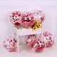 thumbnail image 2 of KIRIKOU 24 piezas juego de bolas de papel multicolor Globo de fiesta de látex de 12 pulgadas para decoración de fiesta, bodas, compromisos, novias, cumpleaños y ducha (rojo), 2 of 3
