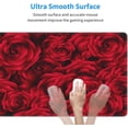 thumbnail image 4 of Red Roses Mouse Pad, Flower Large Big Gaming Mouse Pad Desk Pad, Mousepad with Non-Slip Rubber Base, Extended XXL Mouse Mat for Computer Laptop Office Accessories, 4 of 6