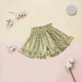 thumbnail image 6 of Cethrio Girls Shorts- Lightweight Fashion Bloomer Small Floral Summer Shorts Yellow Size 2Y, 6 of 6