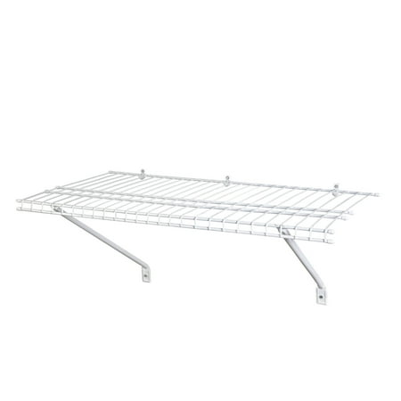 1021 Wire Shelf Kit 2 Feet X 12 Inch White Everything You Need In One Package Including Installation Instructions And Hardware By Closetmaid