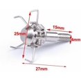 thumbnail image 2 of SURJDE Golden Power 100gr Judo Arrow Points Target Broadhead for Small Animal Game, 2 of 5