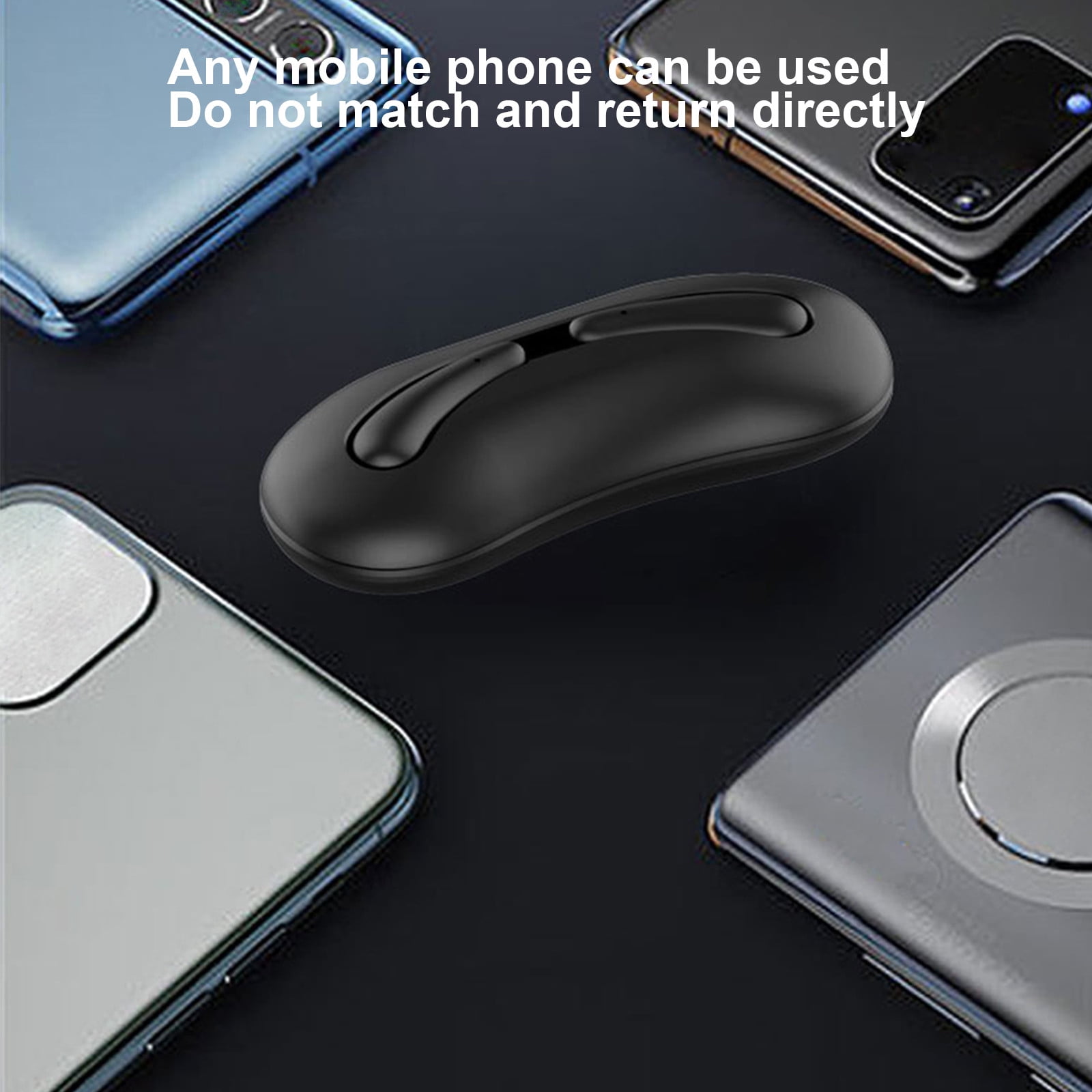 Hybrid Active Noise Cancelling Wireless Earbuds, 6 Mics ENC Clear Call, IPX8 Waterproof, in Ear Bluetooth 5.3 Headphones Stereo Bass Ear Buds 59H Playtime with LED Display 32 EQs via APP - Black