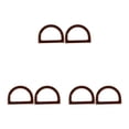 thumbnail image 2 of mmirethe 2Pcs Women Purse Handles Belt Replacement Handmade DIY for Tote Purse Making brown D shape 3Set, 2 of 6