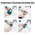 thumbnail image 3 of OUSITAID Automatic Toothpaste Dispenser Wall Mounted Toothpaste Squeezer Punch-Free For Washroom Bathroom, 3 of 9