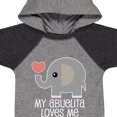 thumbnail image 4 of Inktastic My Abuelita Loves Me Boys or Girls Baby Bodysuit, 4 of 5