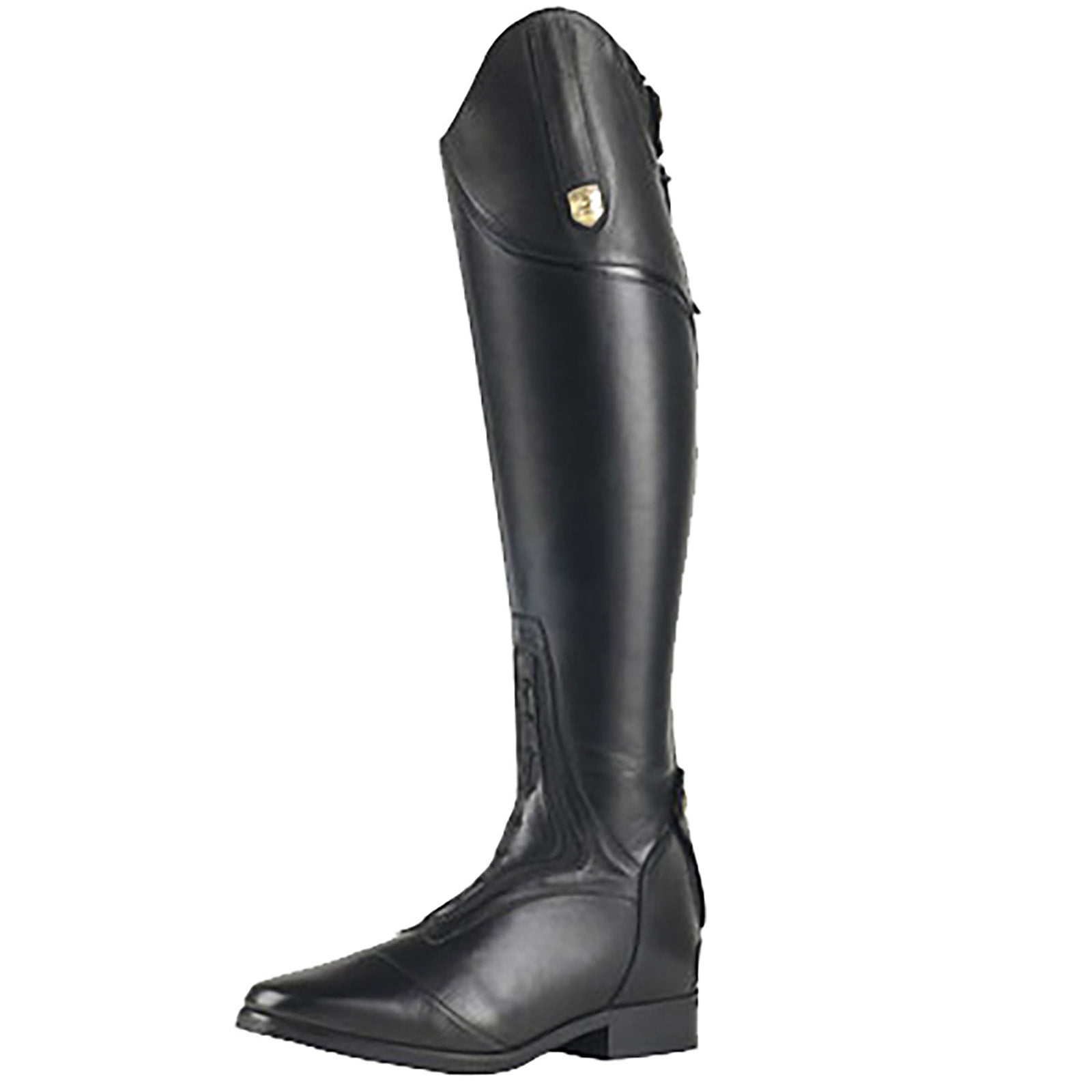 Equestrian Long Rubber  Riding Boots Size UK 6 EU 39 Black BOXED 