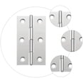 thumbnail image 2 of unbranded Stainless Steel Metal Cabinet Hinges for Furniture Assembly Home Improvement Simple Design 20Set 2.6X1.5X0.3In, 2 of 7