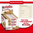 thumbnail image 4 of Hazelnut Nutella Spread (0.88oz) & 36-Pack B-Ready Wafer Bars Snack Bundle, 4 of 6
